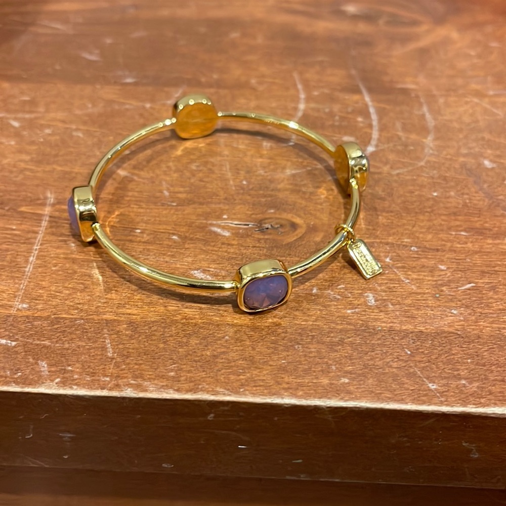 Coach gold bangle